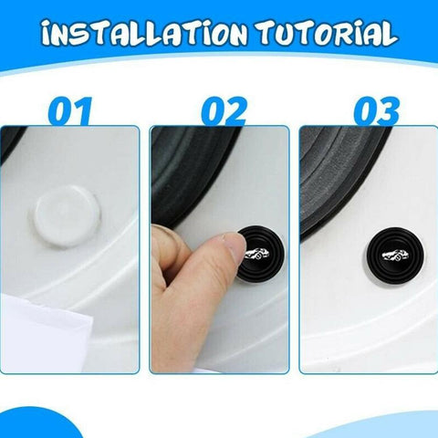 Image of Car Door Shock Absorber Cushion Gasket And Door Abnormal Noise Modification To Mute