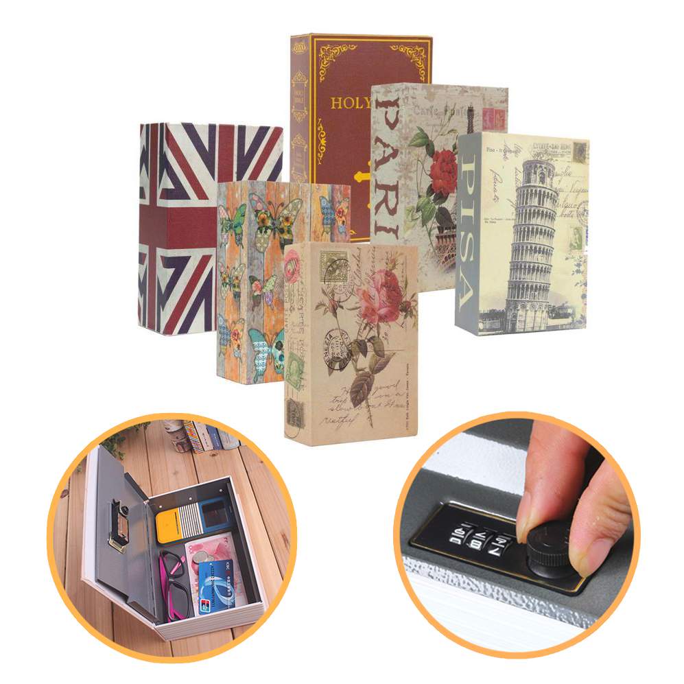 Book Safe with Combination Lock