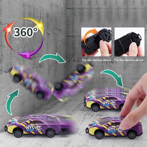 Image of Children's Stunt Alloy 360 Flip Toy Car (8pcs)