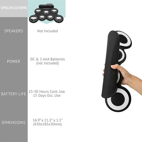 Image of Drum Pad Specifications