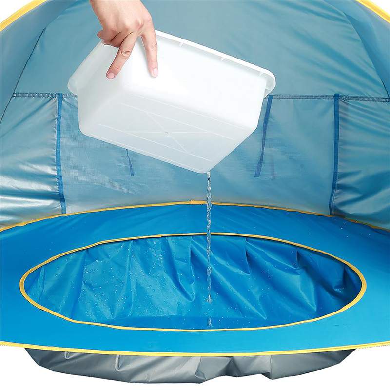 baby pool with shade
