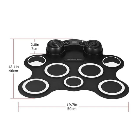 Image of best drum practice pads size