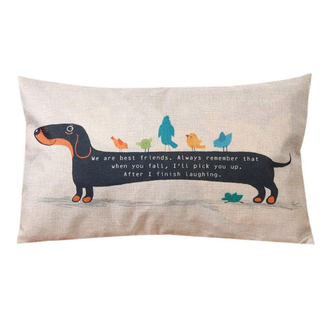 Image of dachshund pillow