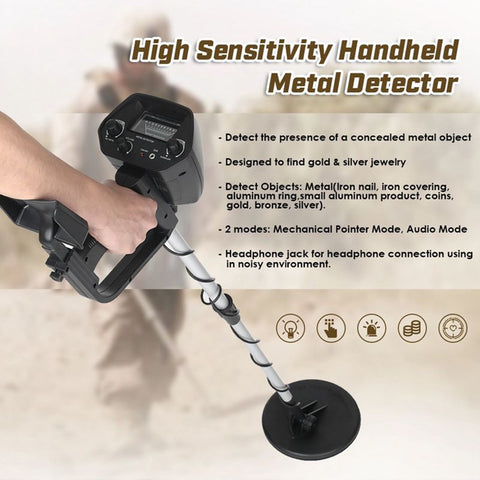 Image of hand held metal detector