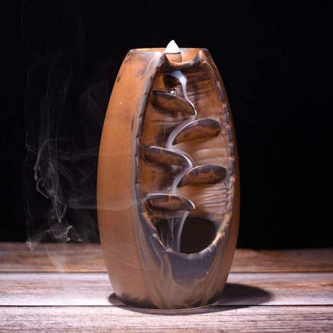 Image of brown incense burner