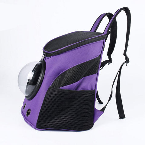 Image of Cat Backpack Purple