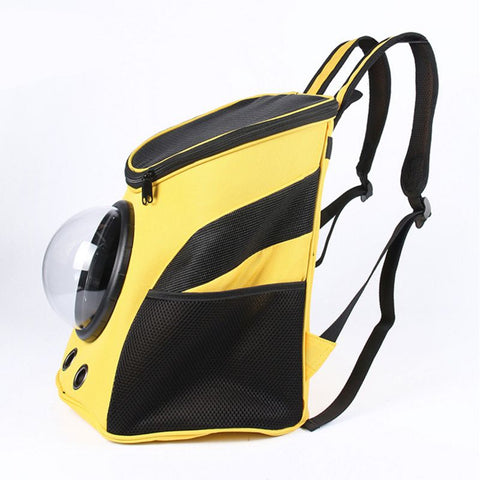 Cat Backpack Yellow