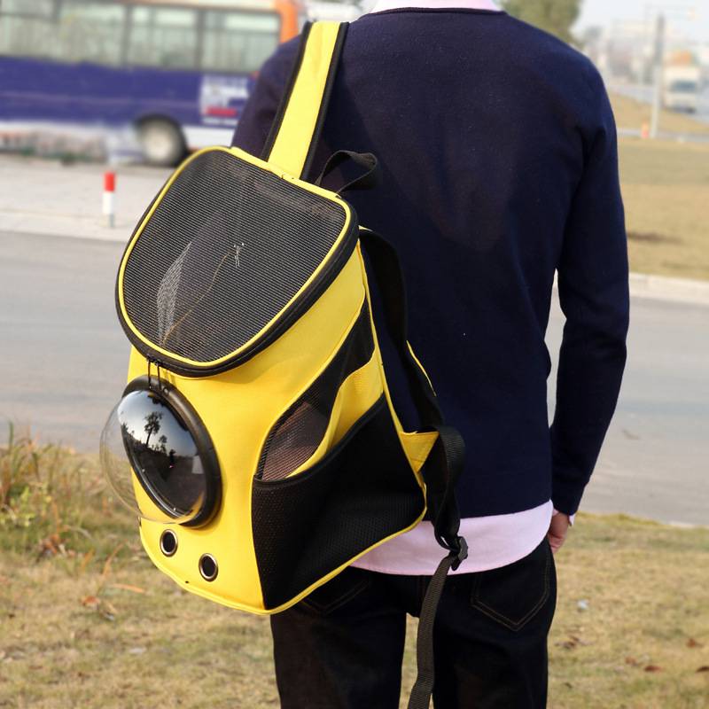 Cat Carrier Backpack Yellow