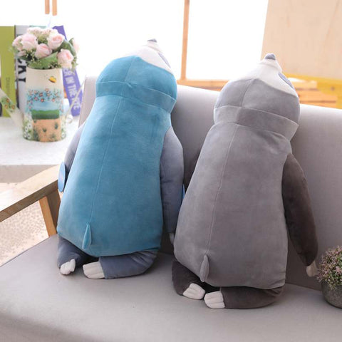 blue gray pillows