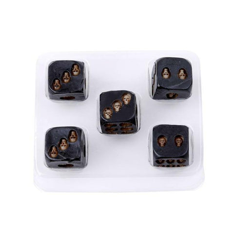Image of skull dice set